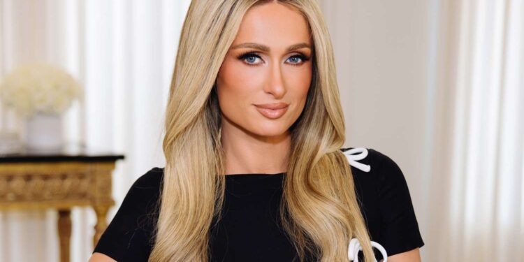 Paris Hilton Black Hair